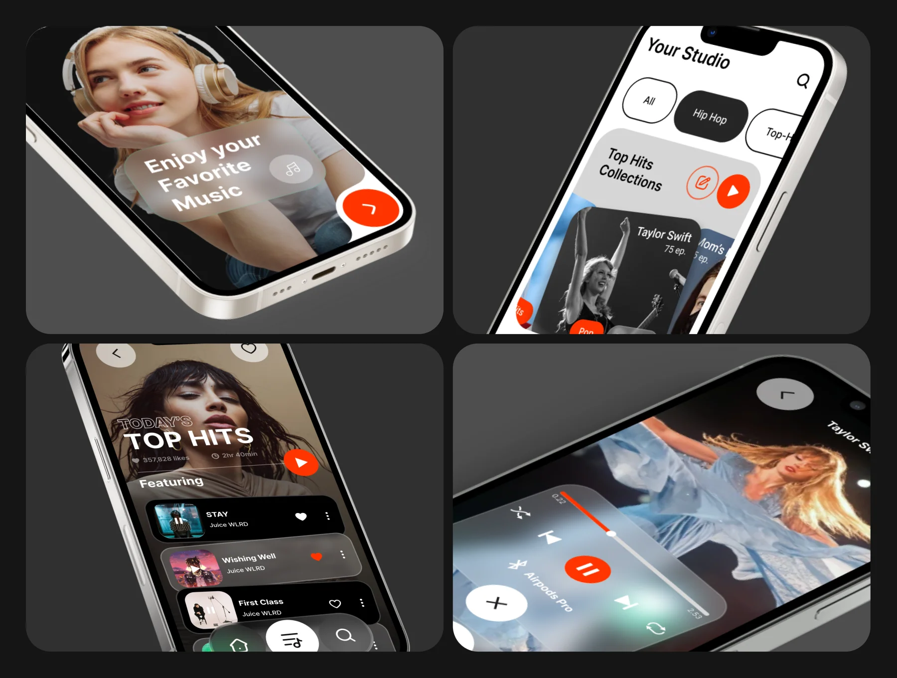 ZenTune – Music Streaming Mobile UI Kit 4