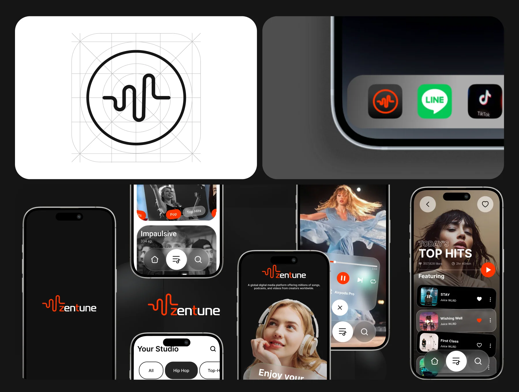 ZenTune – Music Streaming Mobile UI Kit 5