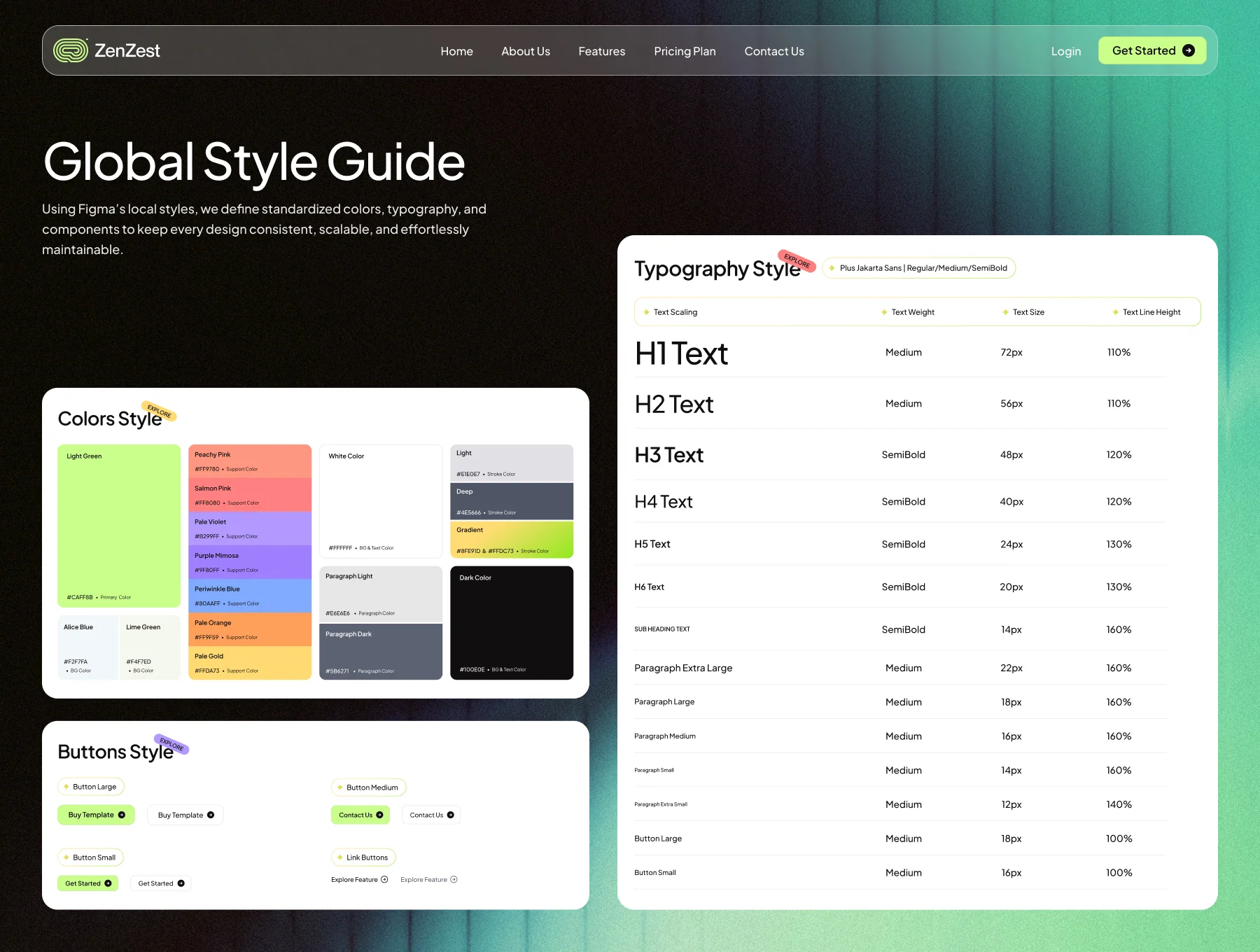 ZenZest – SaaS Product Website Template 3