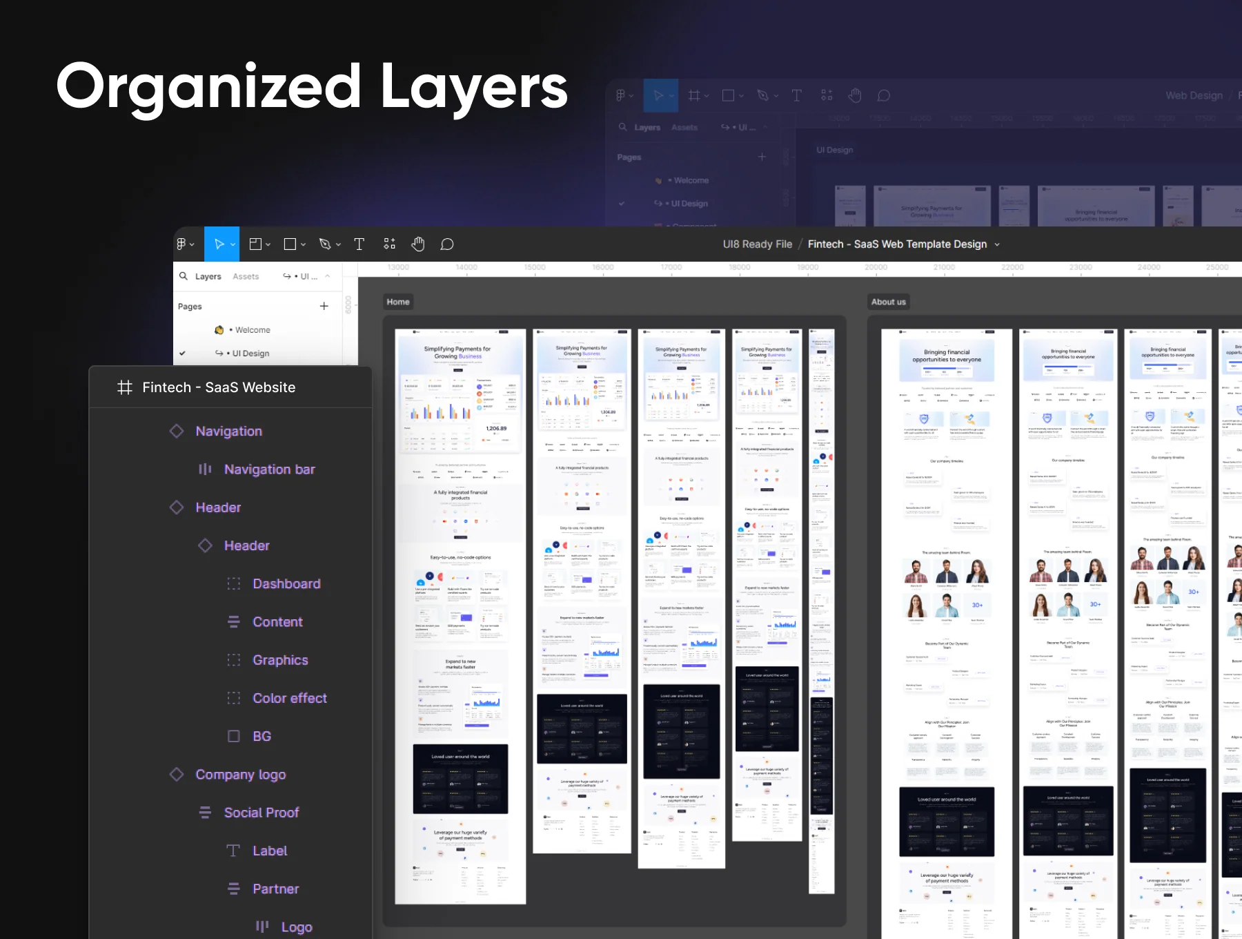 Zepto - Fintech SaaS Web Template Design 5