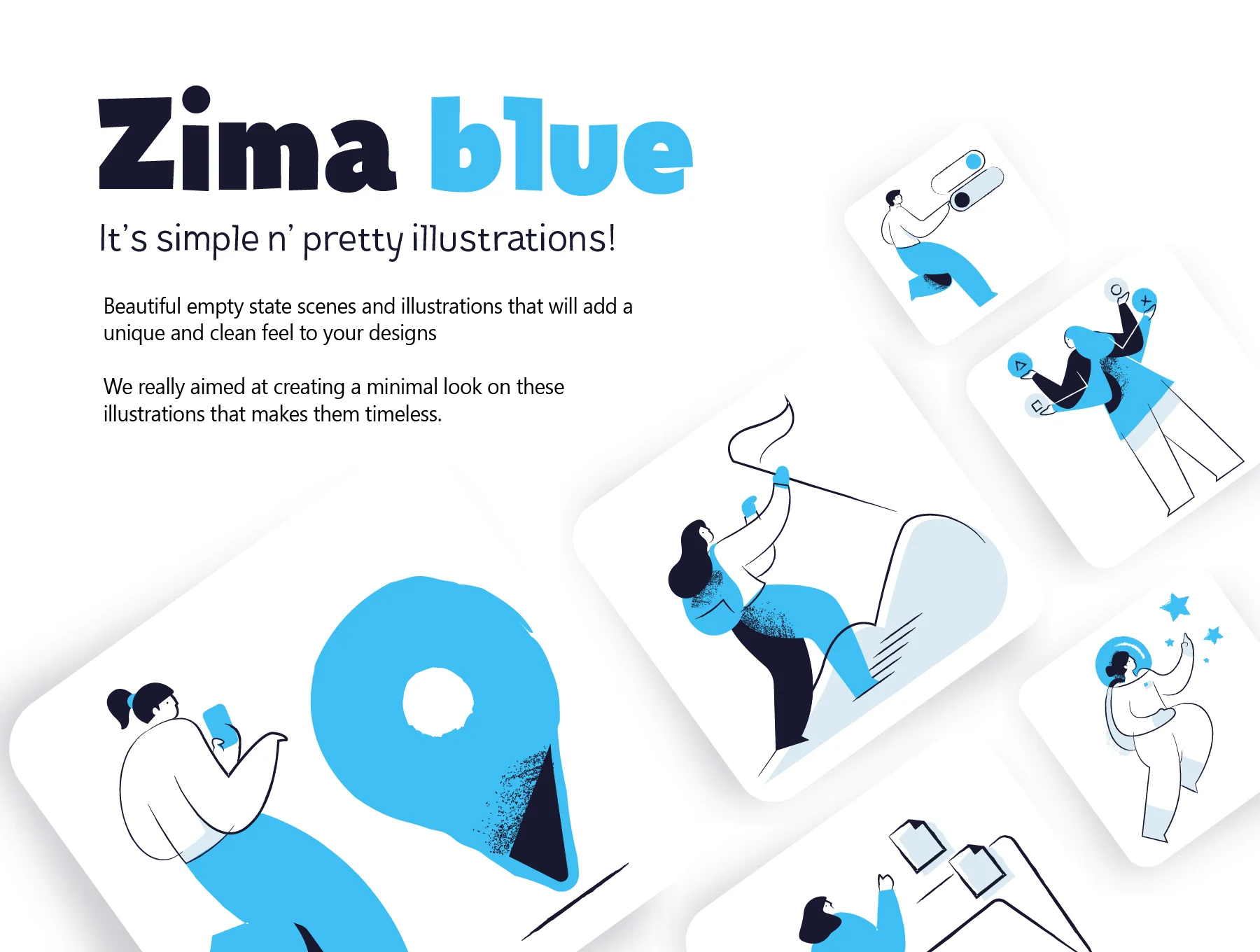 Zima Blue Illustrations