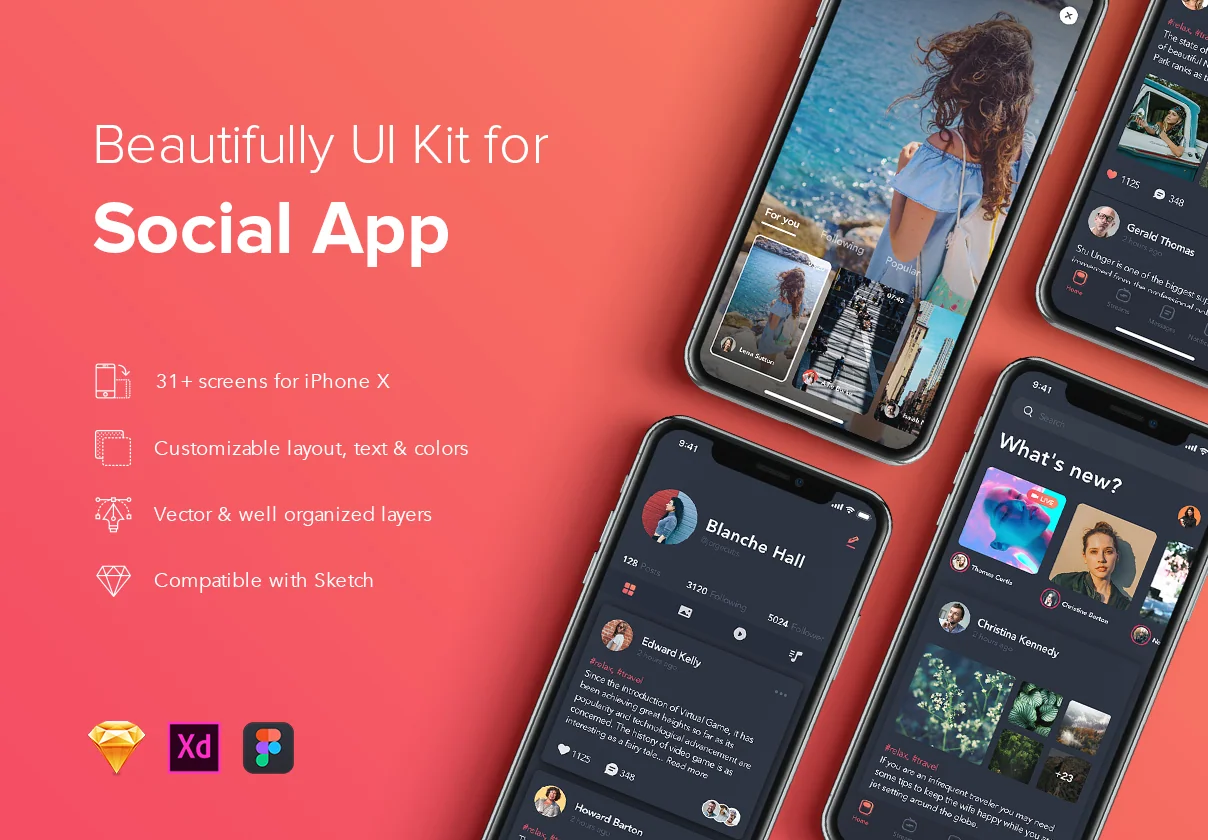 Zingo Social App UI Kit