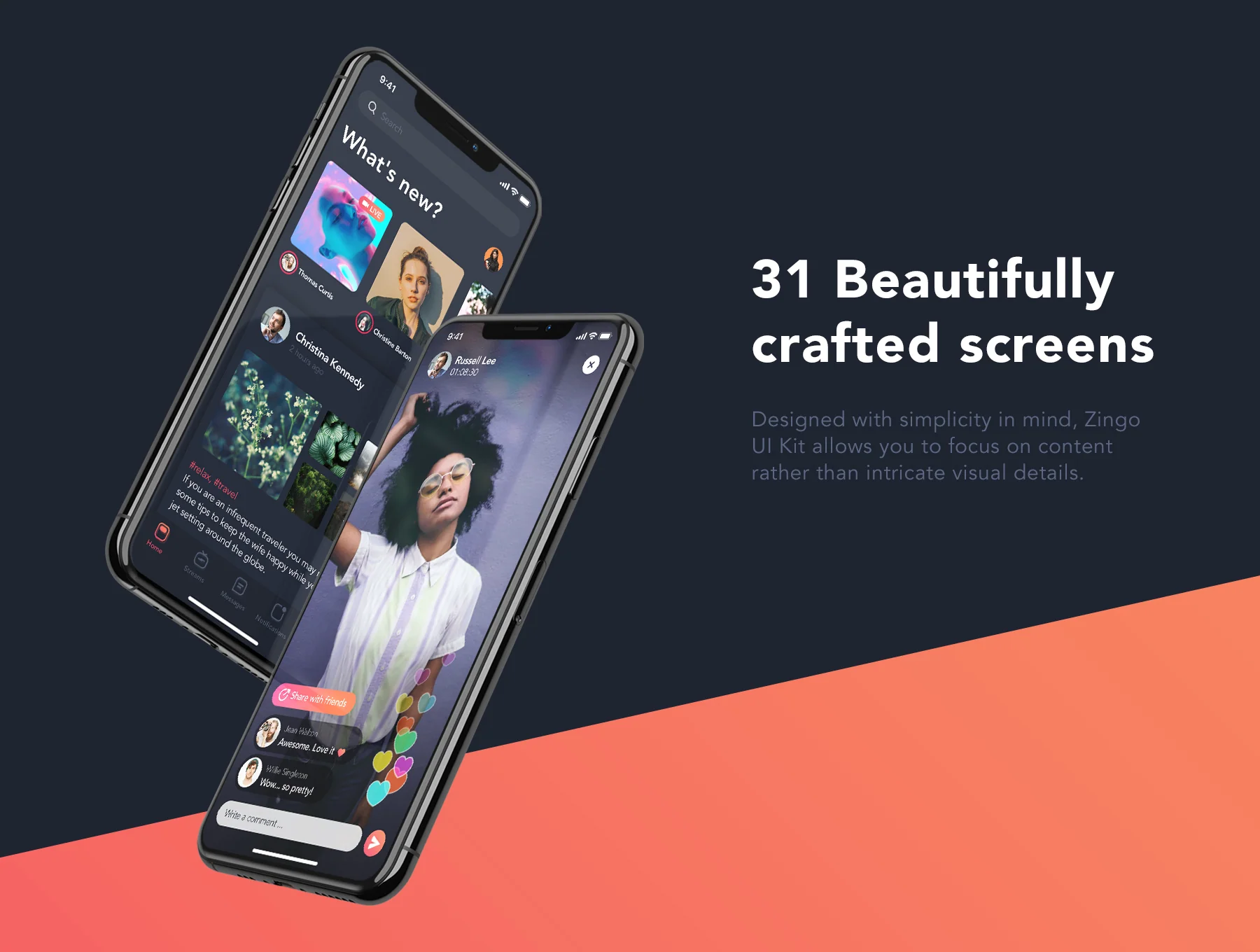 Zingo Social App UI Kit 4