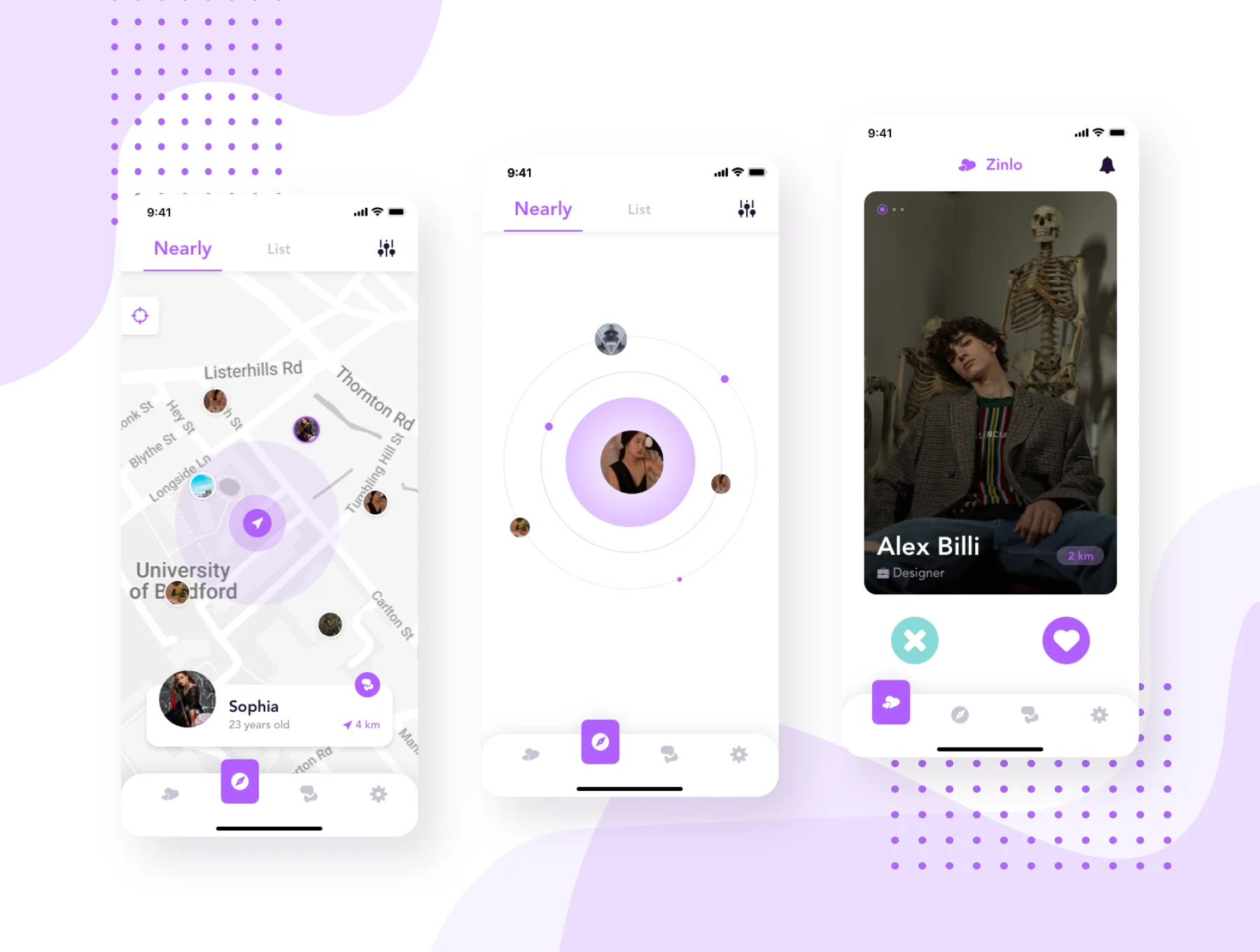 Zinlo - Dating App UI Kit 3