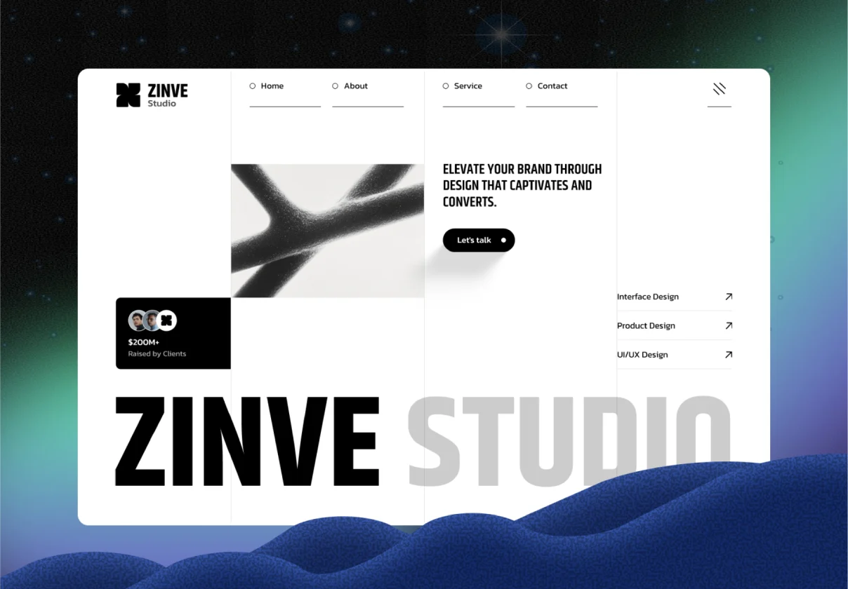 Zinve Studio - Agency Website Template
