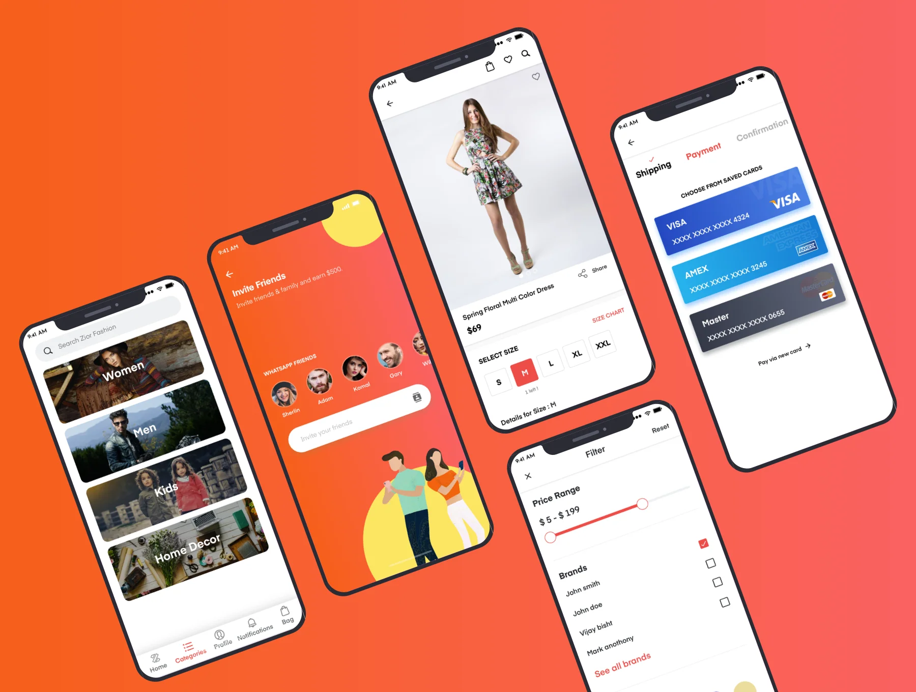 Zior iOS App UI Kit 4