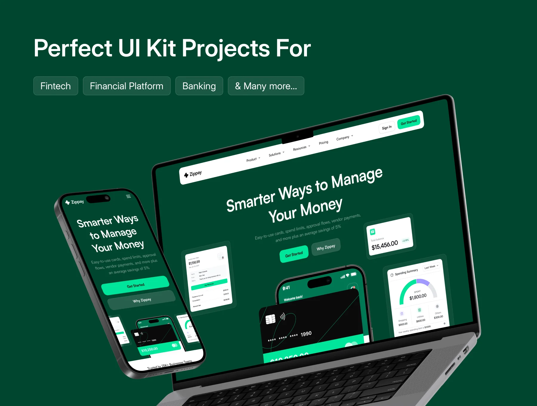 Zippay - Fintech - Web Templates UI Kit 3