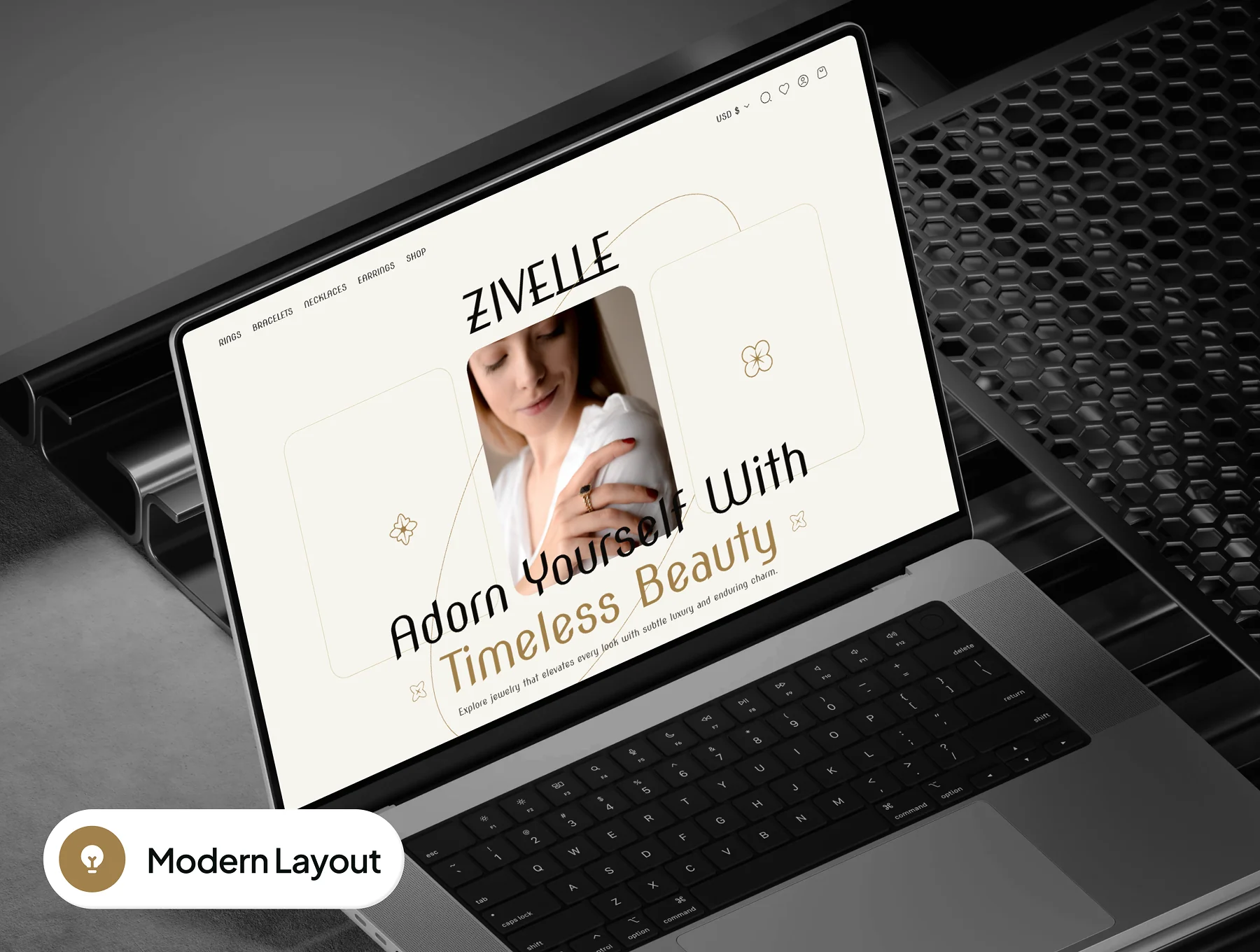 ZIVELLE - Jewelry Ecommerce Website UI Kit 5
