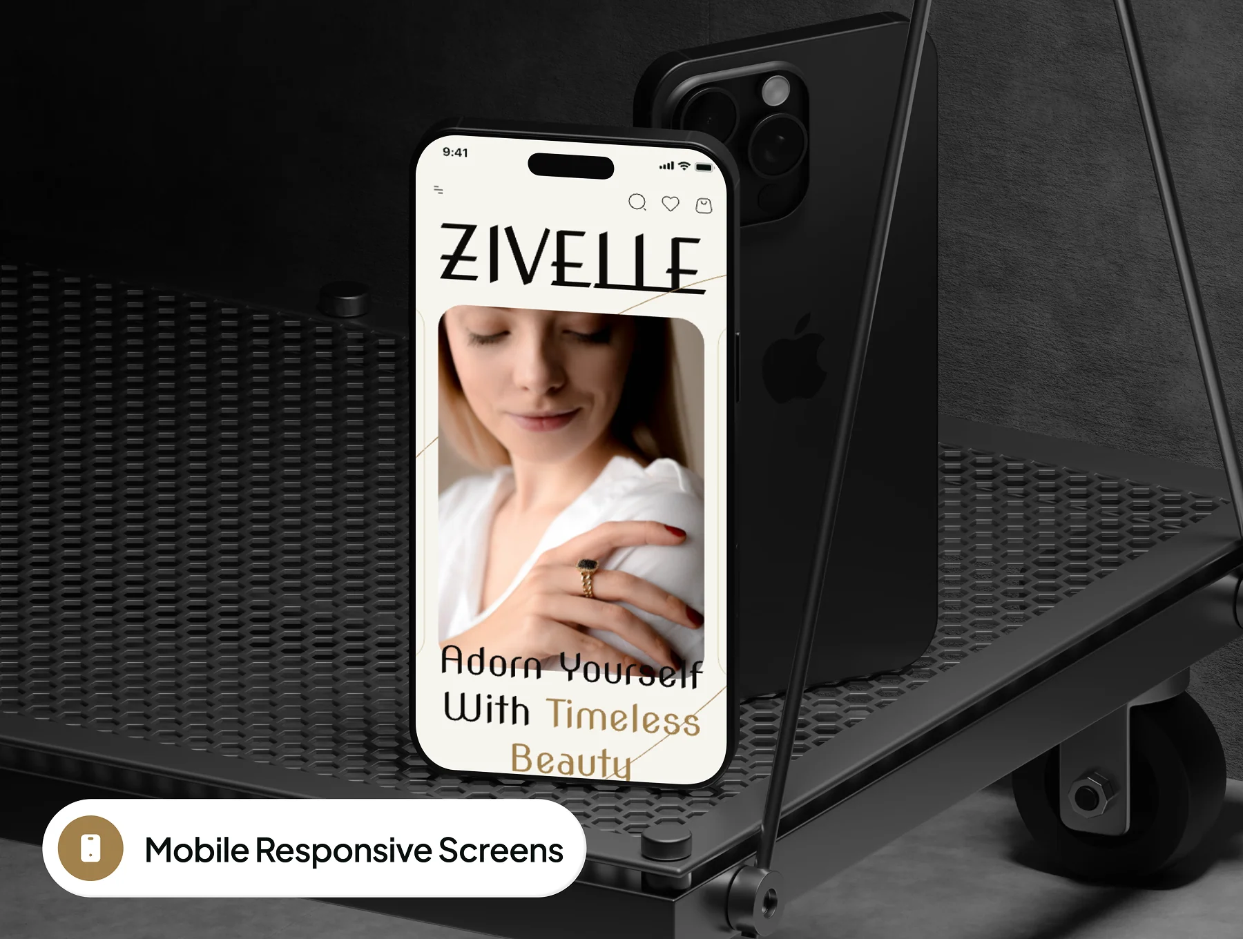 ZIVELLE - Jewelry Ecommerce Website UI Kit 7