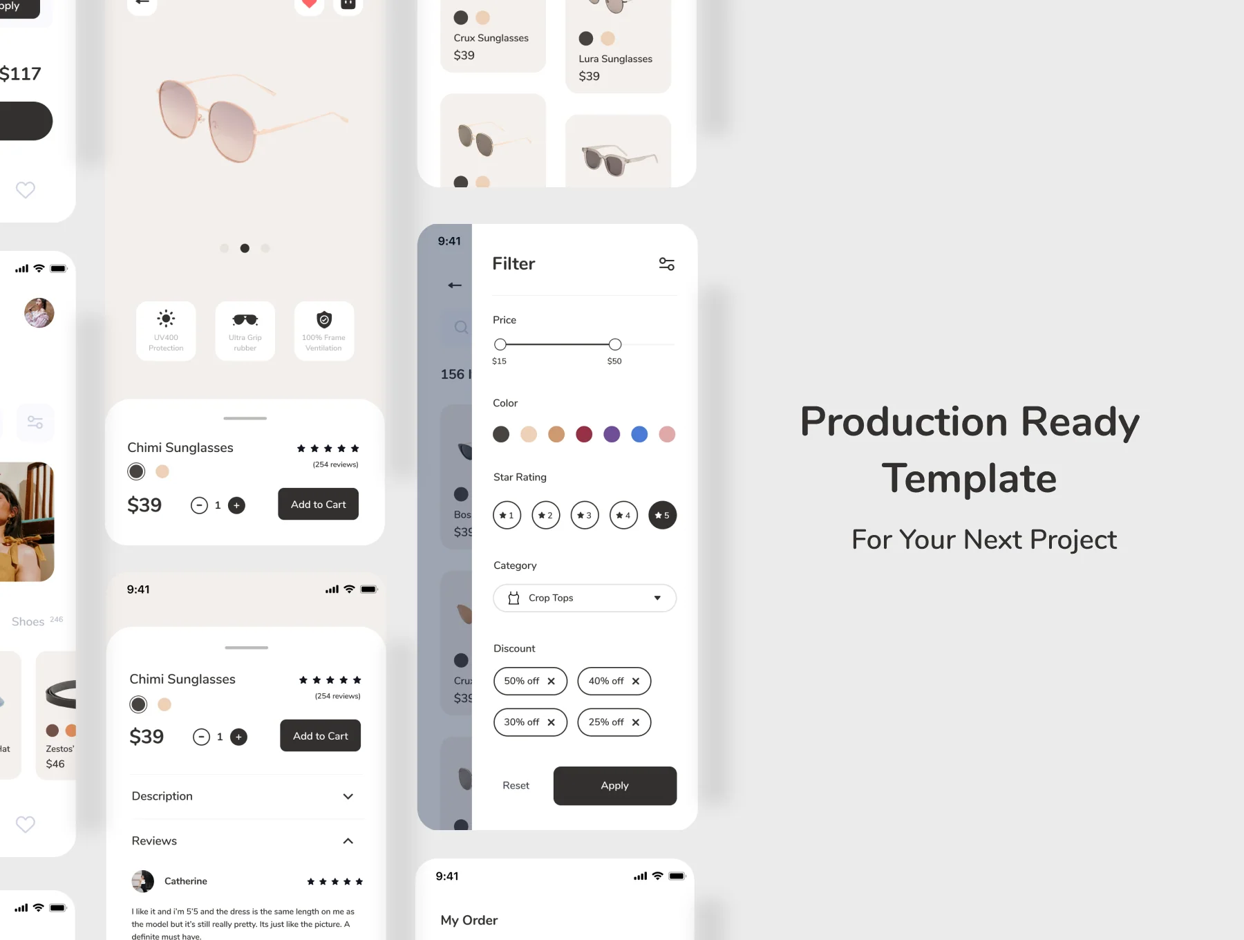 Zivri - Online Shop Mobile App UI Kit 2