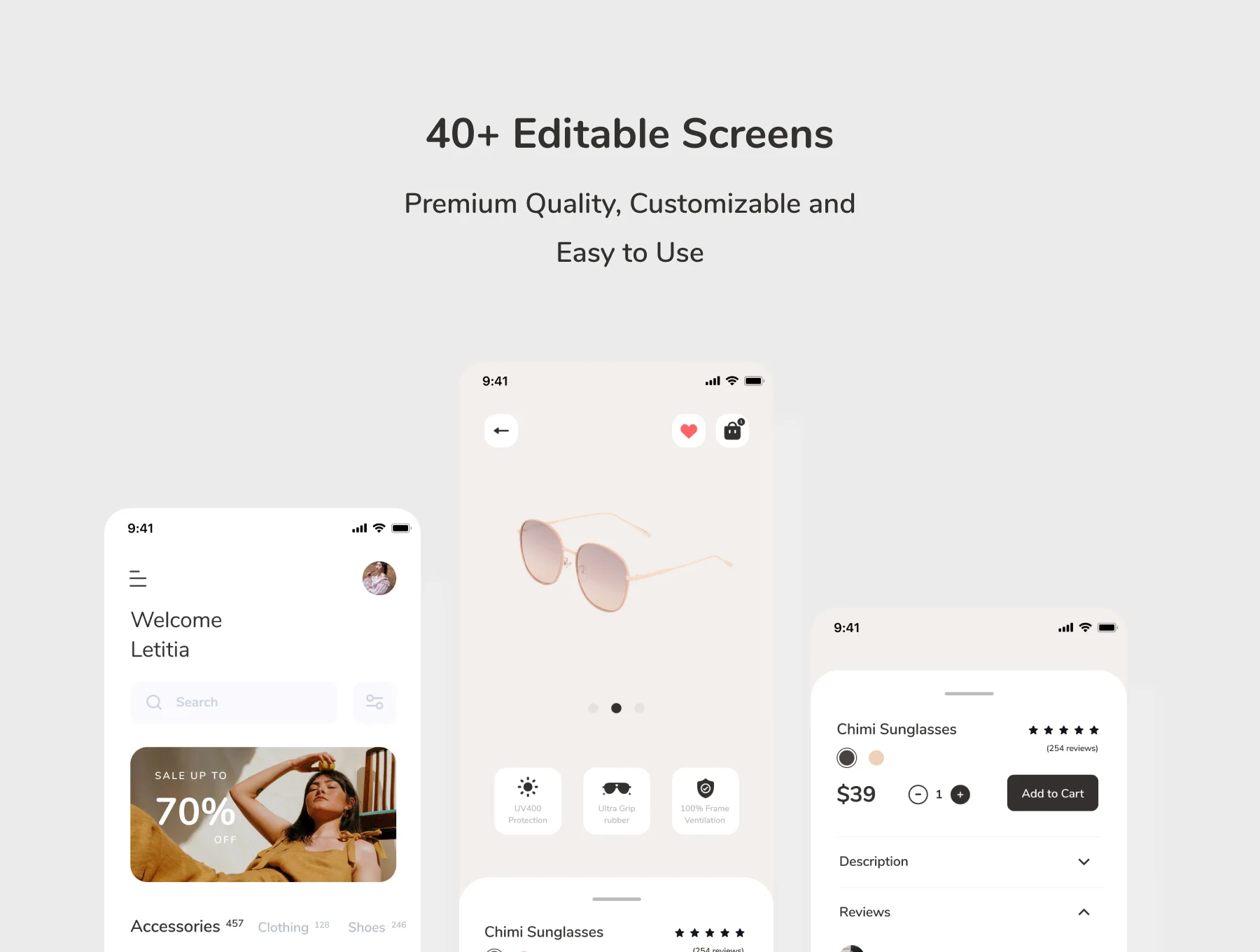 Zivri - Online Shop Mobile App UI Kit 5