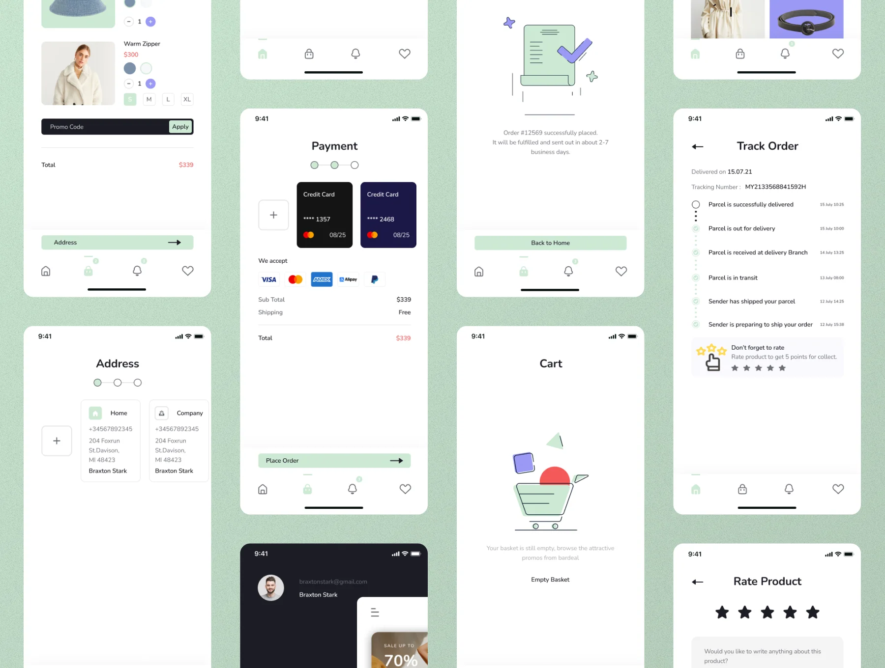E-Commerce App UI Kits 5