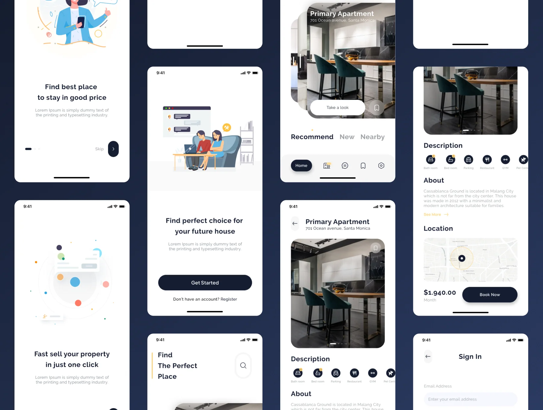 Real Estate App UI Kit 3