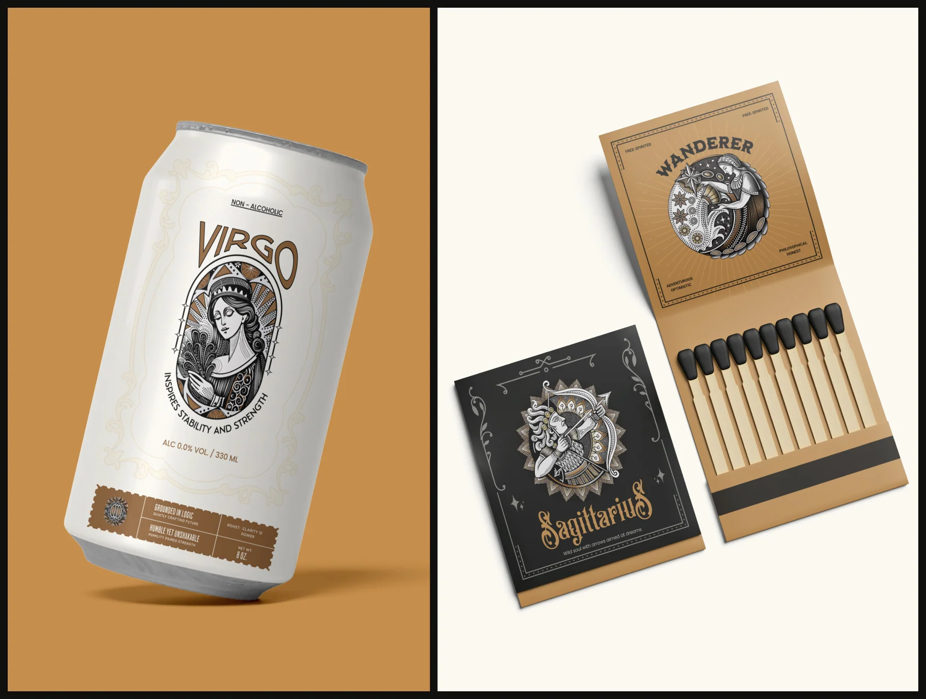 Zodiac Signs Illustration Set 4