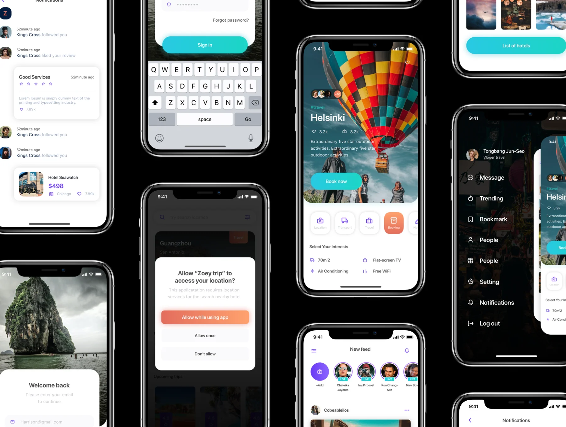 Zoey Trip - Travel App UI Kit 7