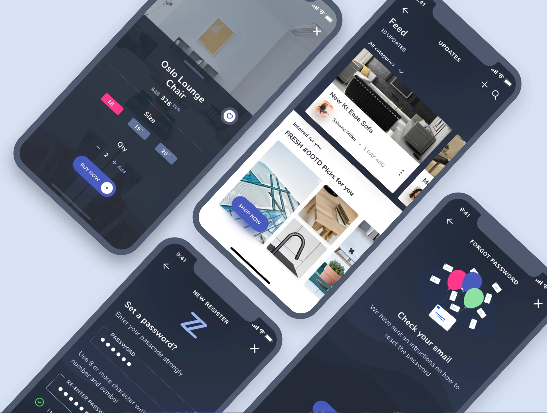 Zole Furniture UI Kit 3