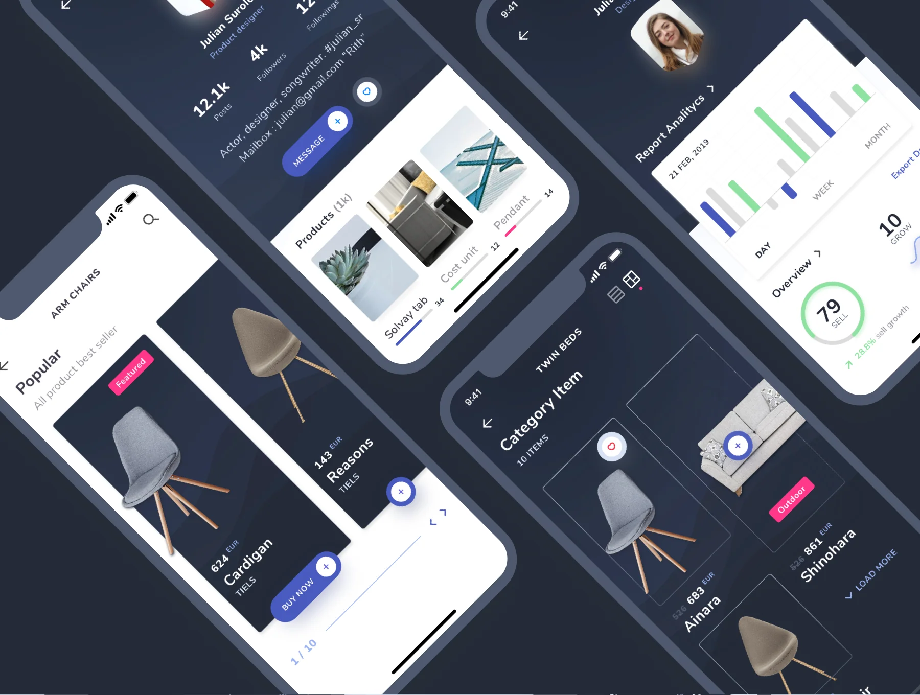 Zole Furniture UI Kit 4