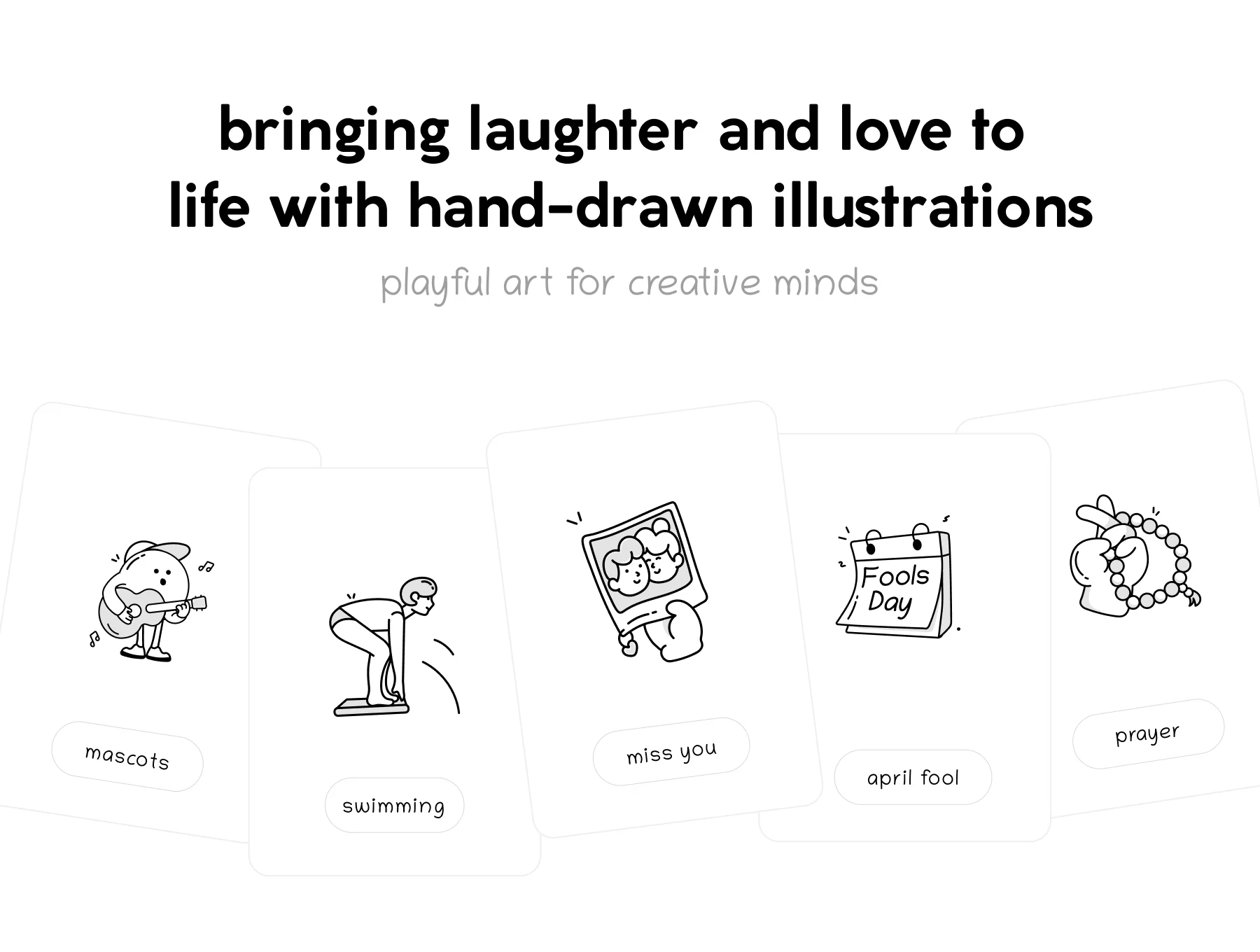 450 Zoodle Hand Drawn Illustrations 2