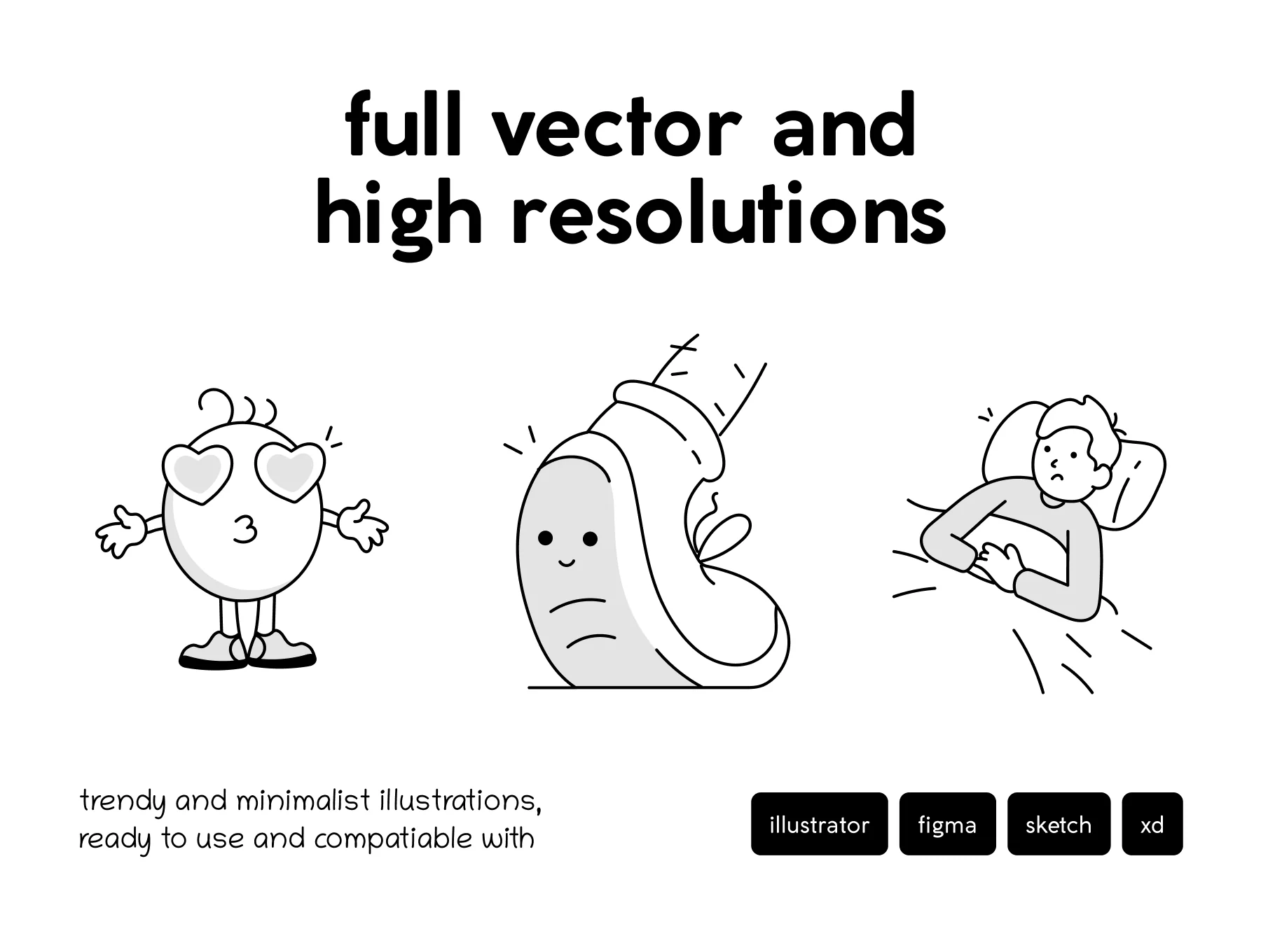 450 Zoodle Hand Drawn Illustrations 6