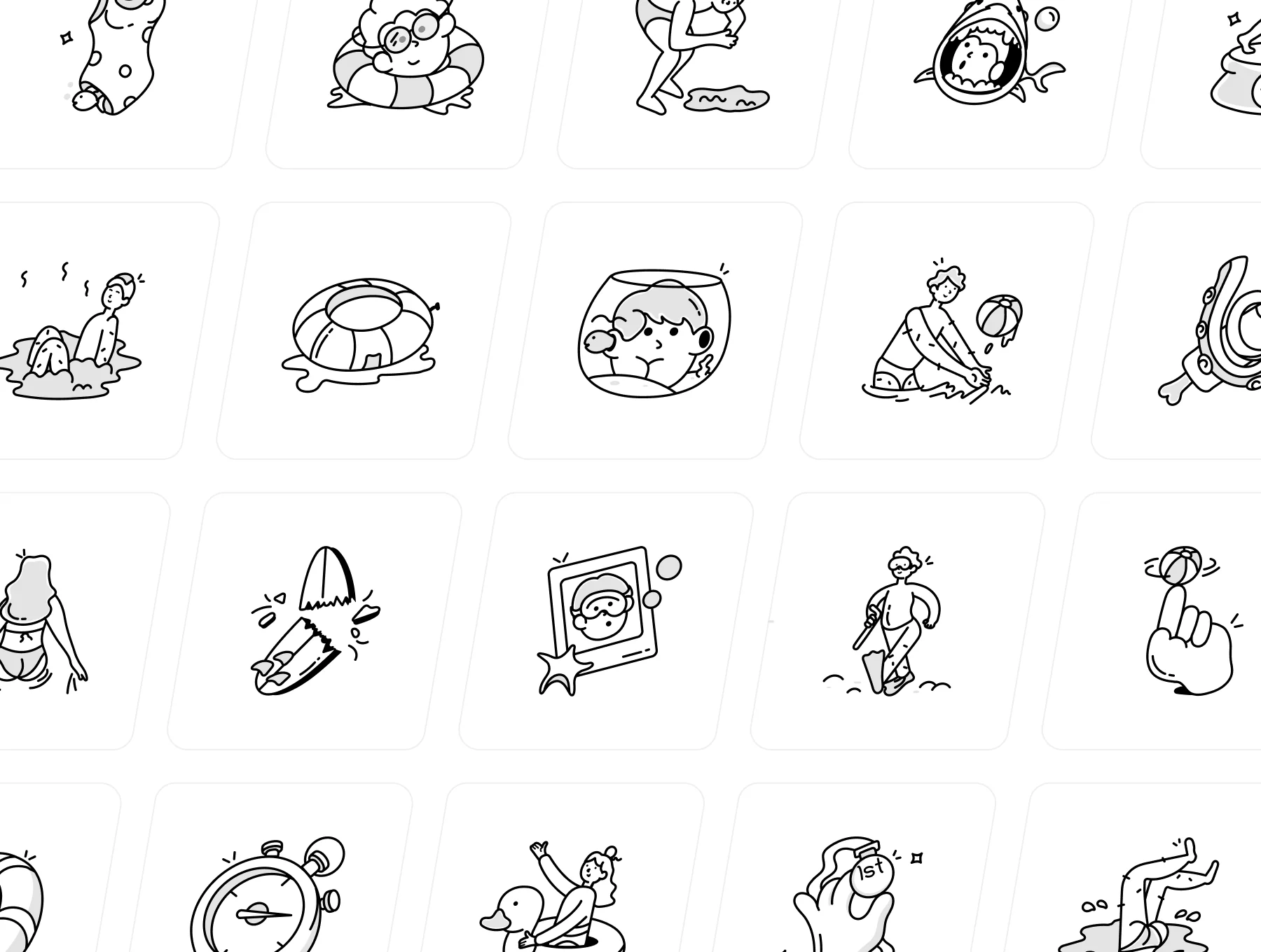 450 Zoodle Hand Drawn Illustrations 7