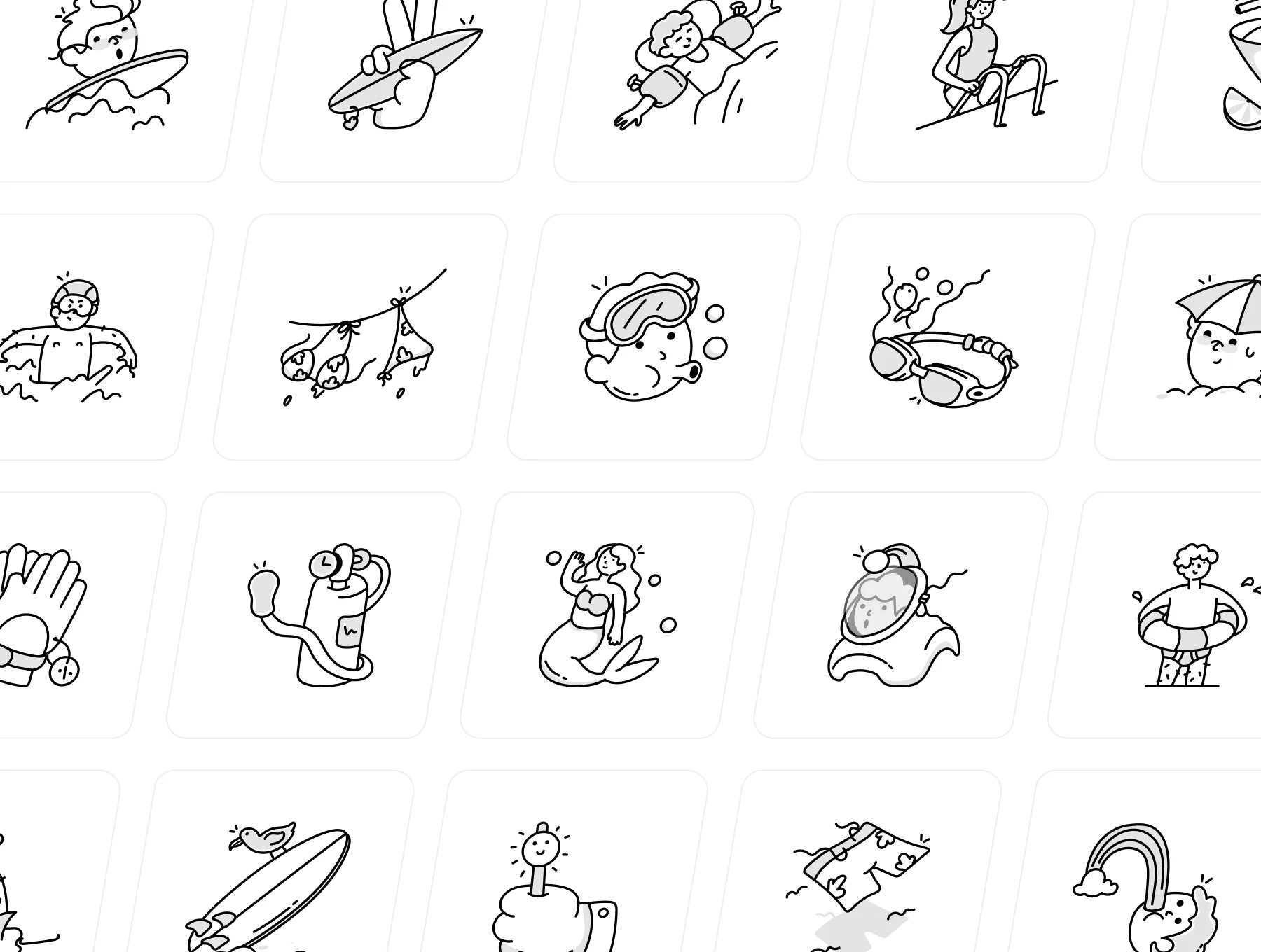 450 Zoodle Hand Drawn Illustrations 8