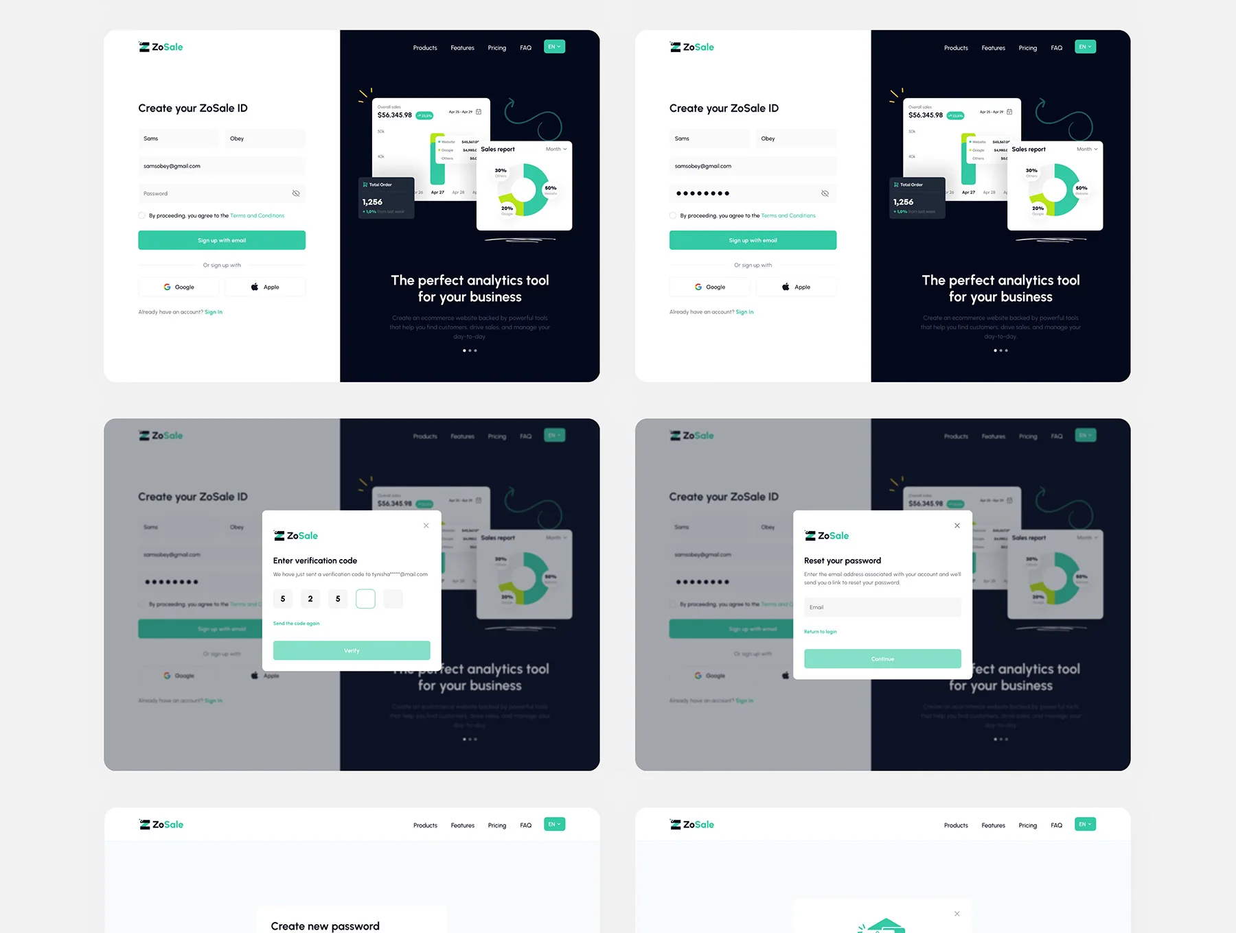 ZoSale-Sales Analytics Dashboard 5
