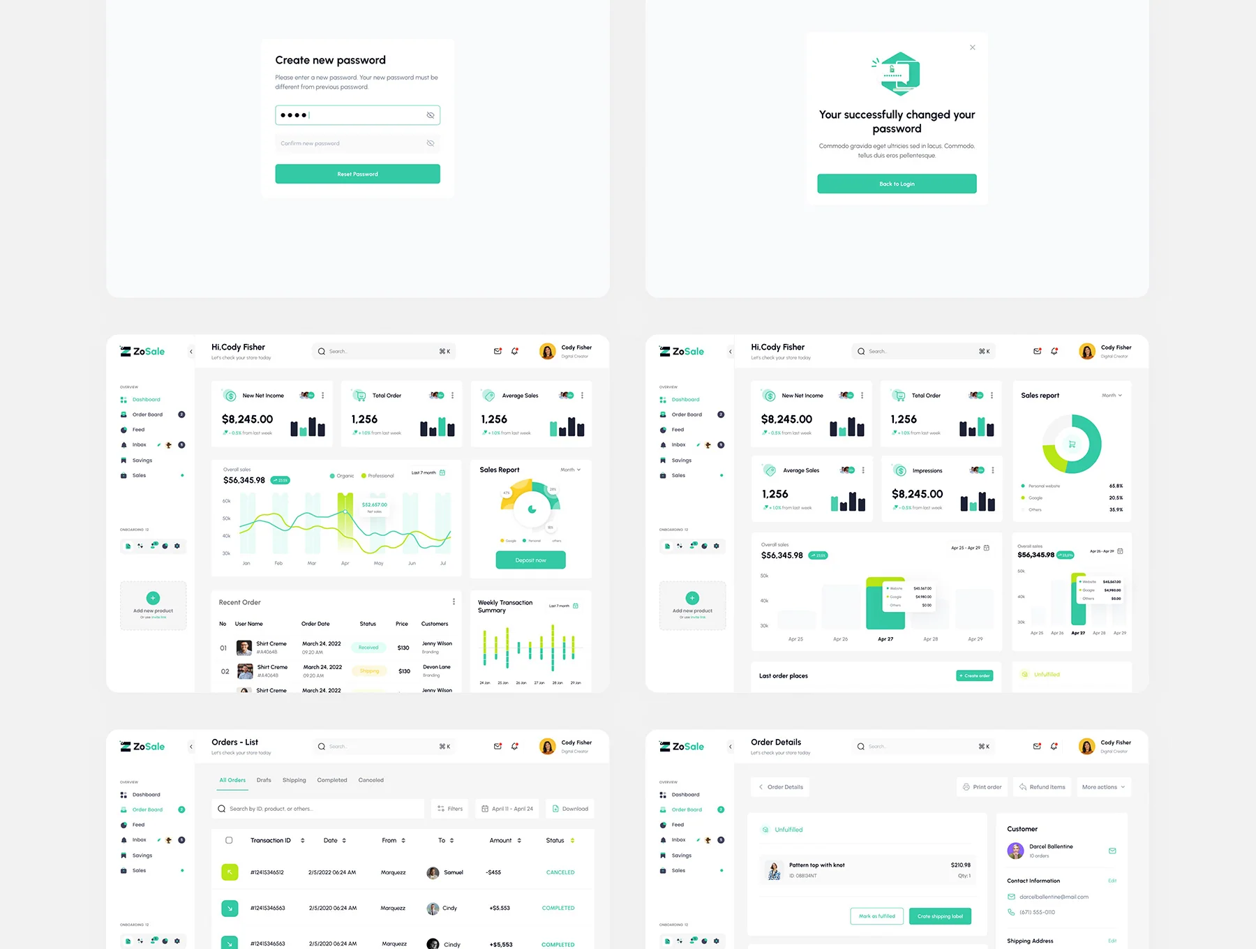 ZoSale-Sales Analytics Dashboard 6