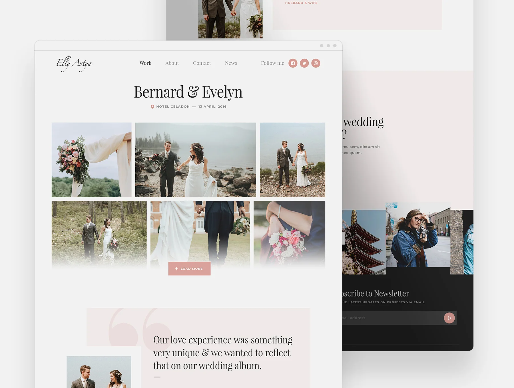 Zurich - Photogaphy Website Template 4