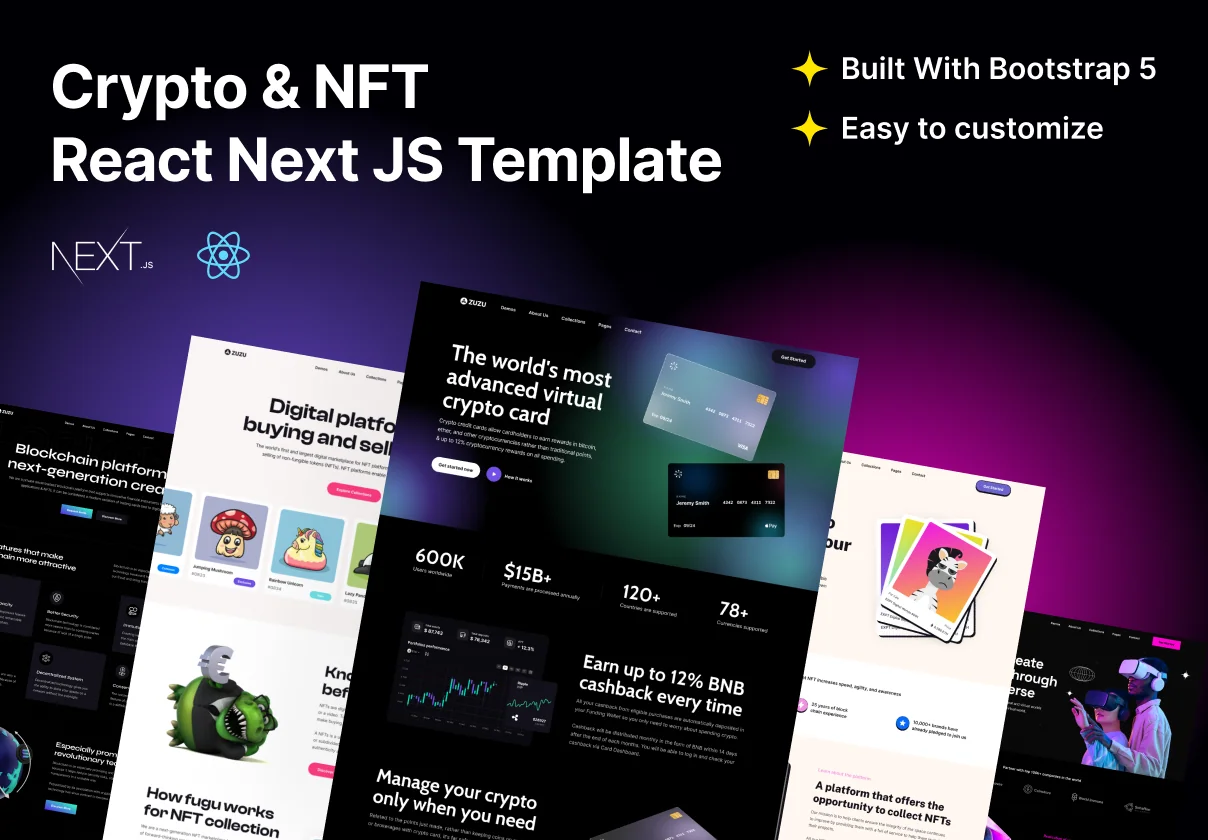 Zuzu - Landing Page Next Js Template