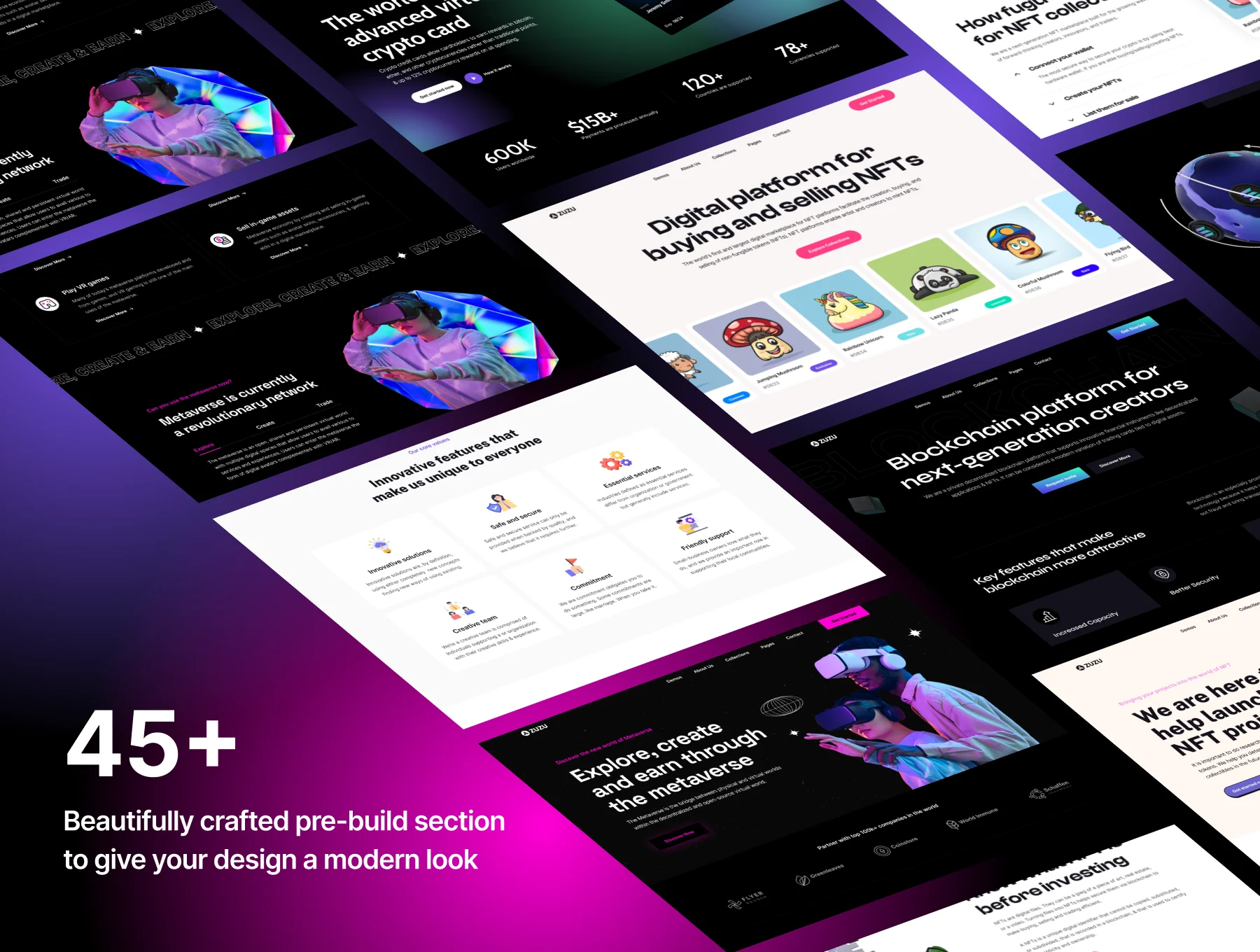 Zuzu - Landing Page Next Js Template 4