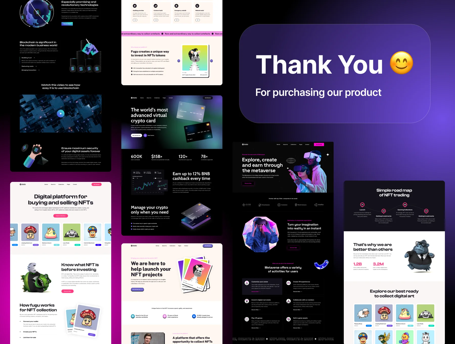 Zuzu - Landing Page Next Js Template 6