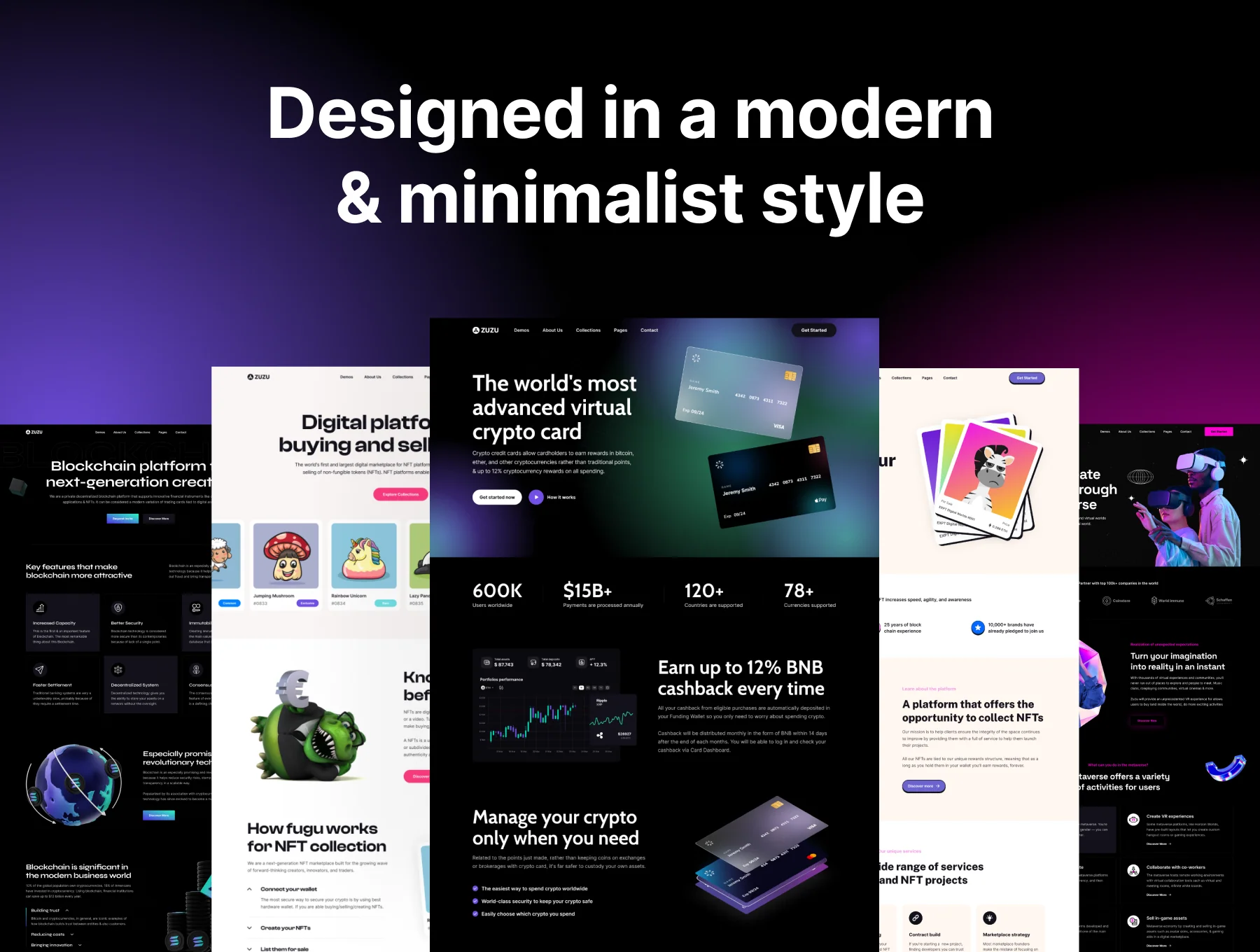 Zuzu - Landing Page Web Template 2