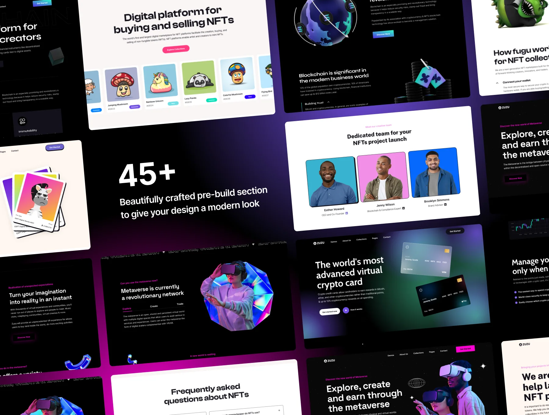 Zuzu - Landing Page Web Template 3