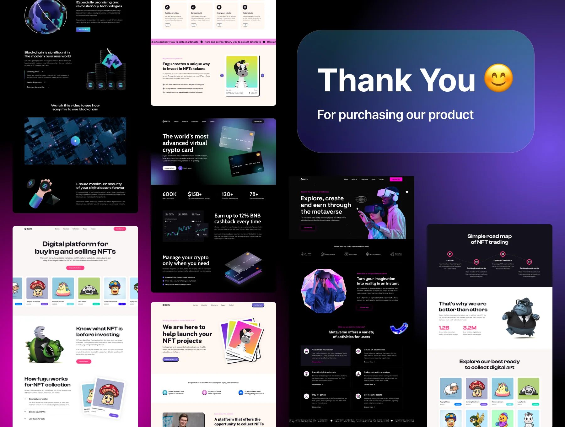 Zuzu - Landing Page Web Template 6
