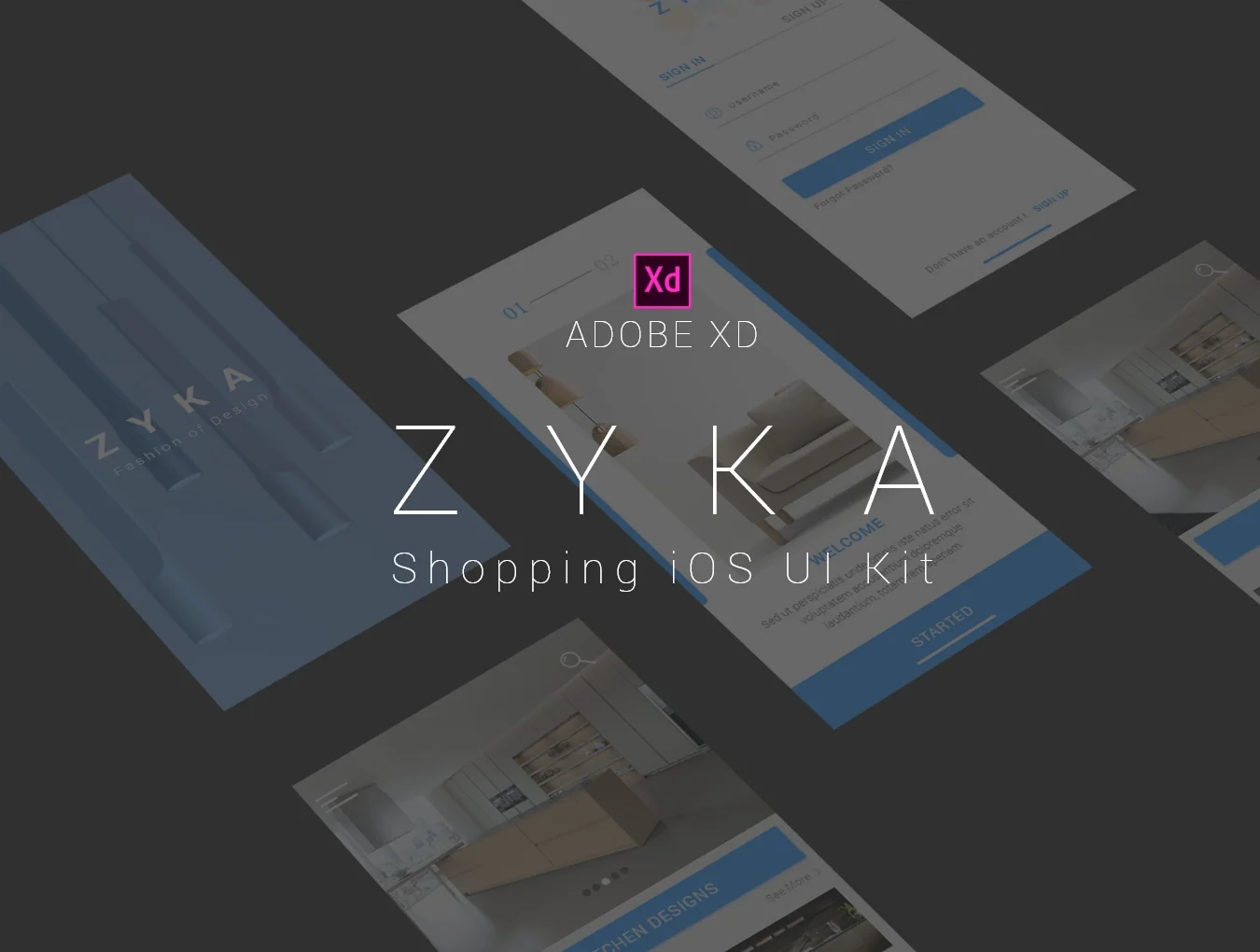 Furniture eCommerce iOS UI KIt