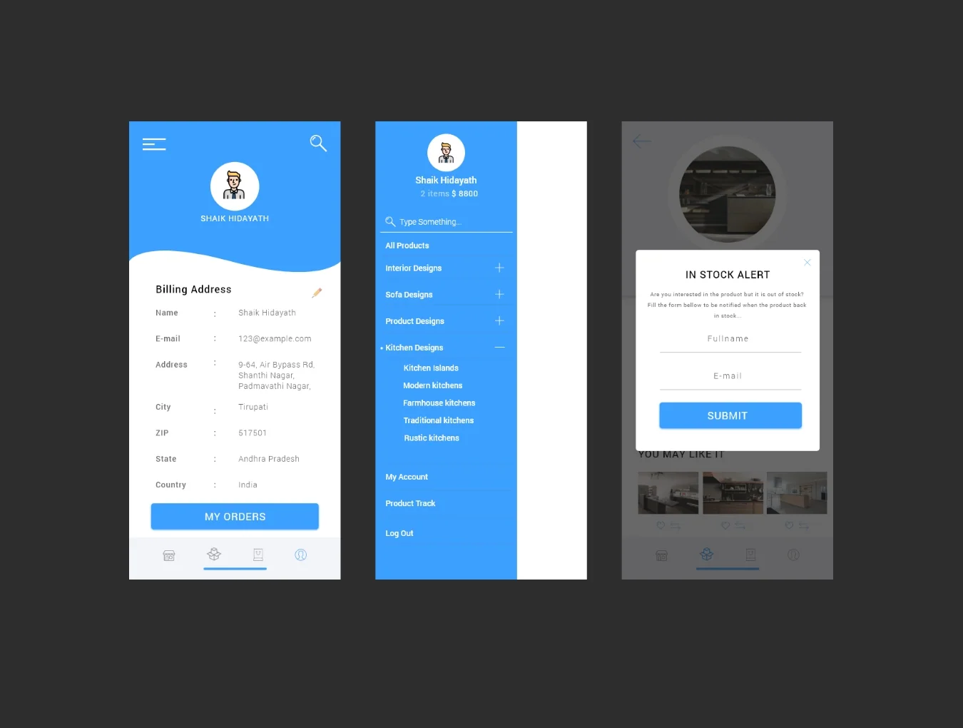 Furniture eCommerce iOS UI KIt 8