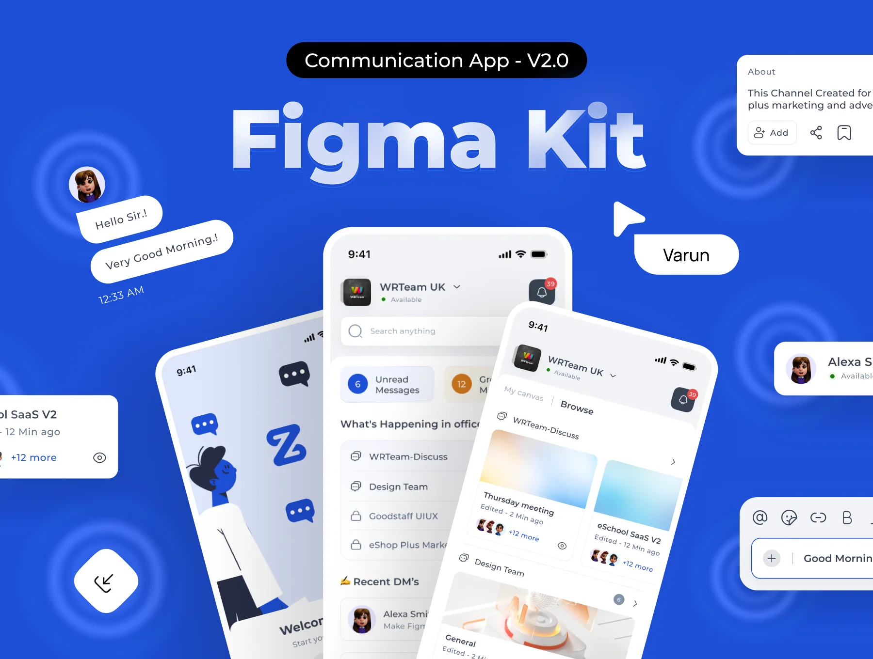 Zync – Chat & Team Communication App UI Kit