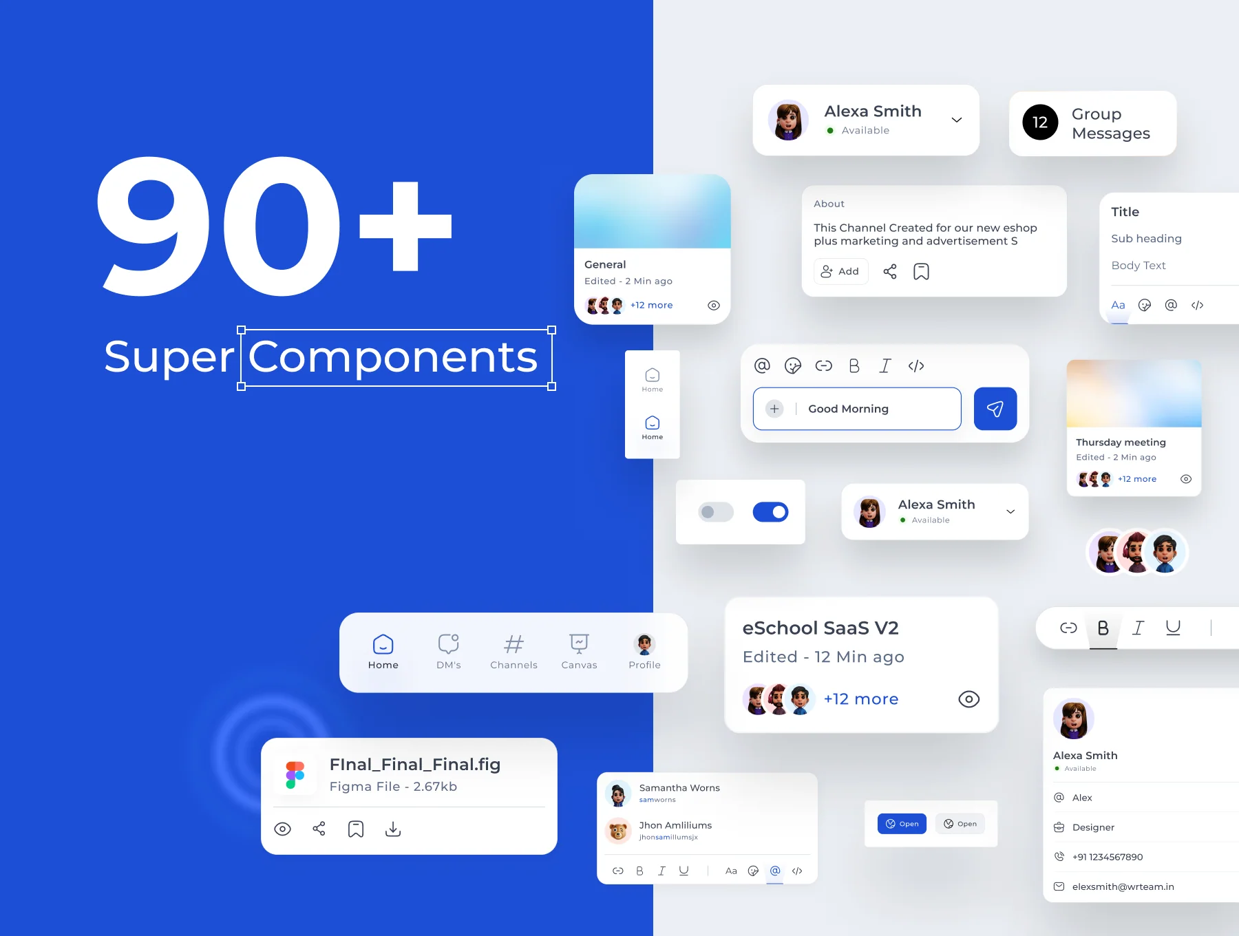 Zync – Chat & Team Communication App UI Kit 3
