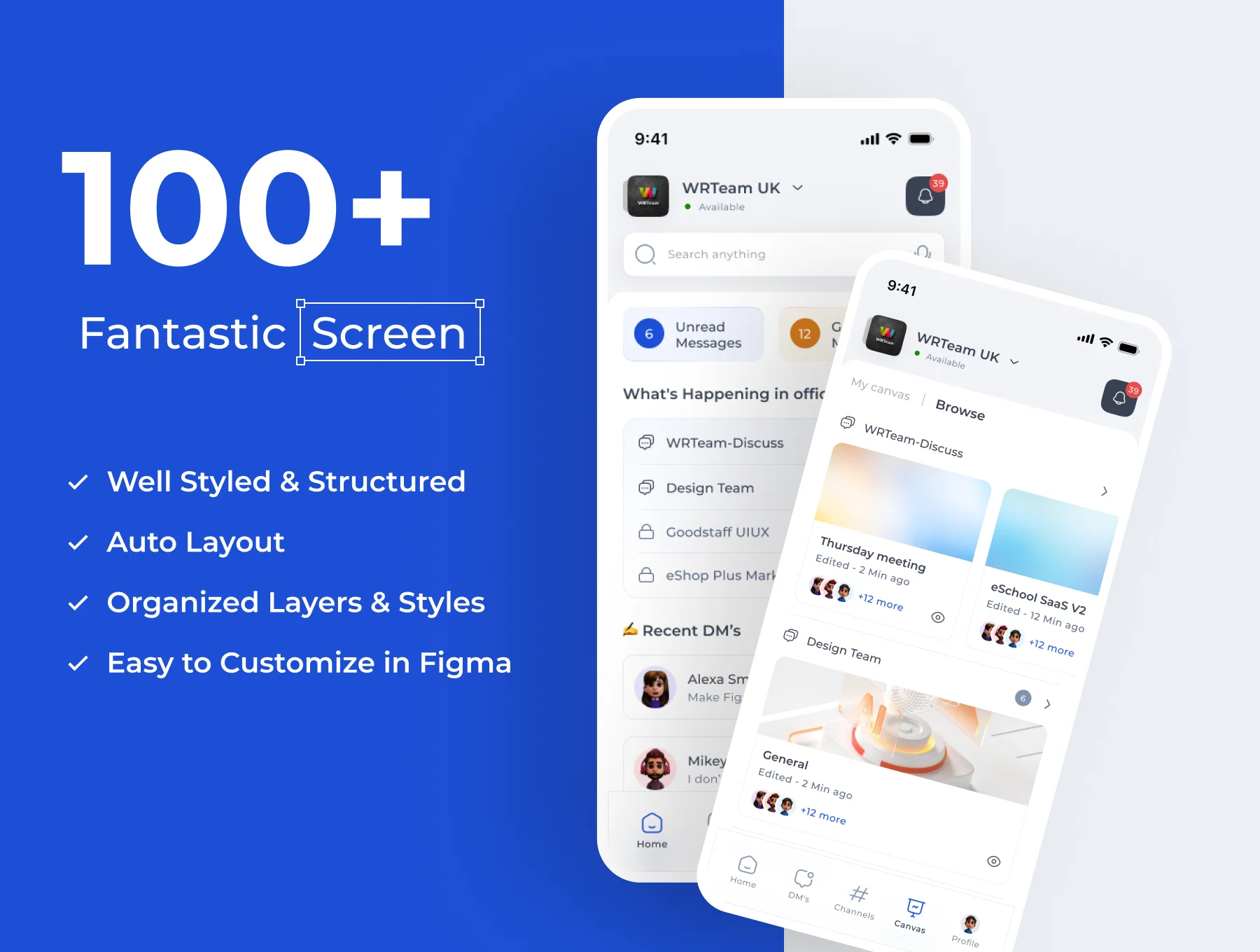 Zync – Chat & Team Communication App UI Kit 4