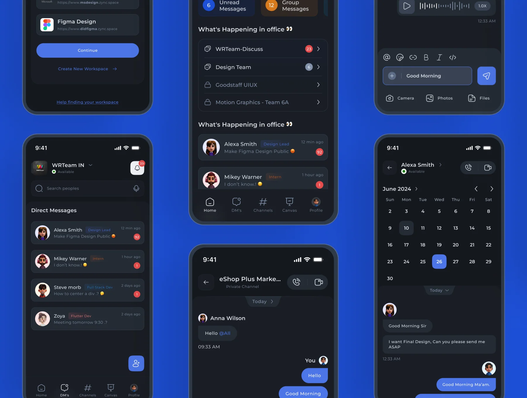 Zync – Chat & Team Communication App UI Kit 8