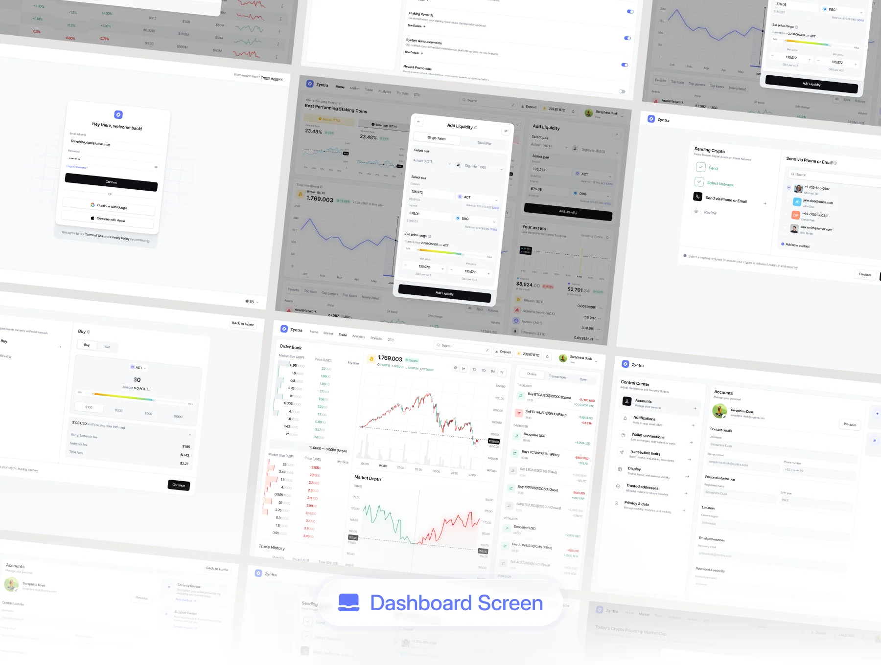 Zyntra – Web3 & Crypto Dashboard UI Kit 4