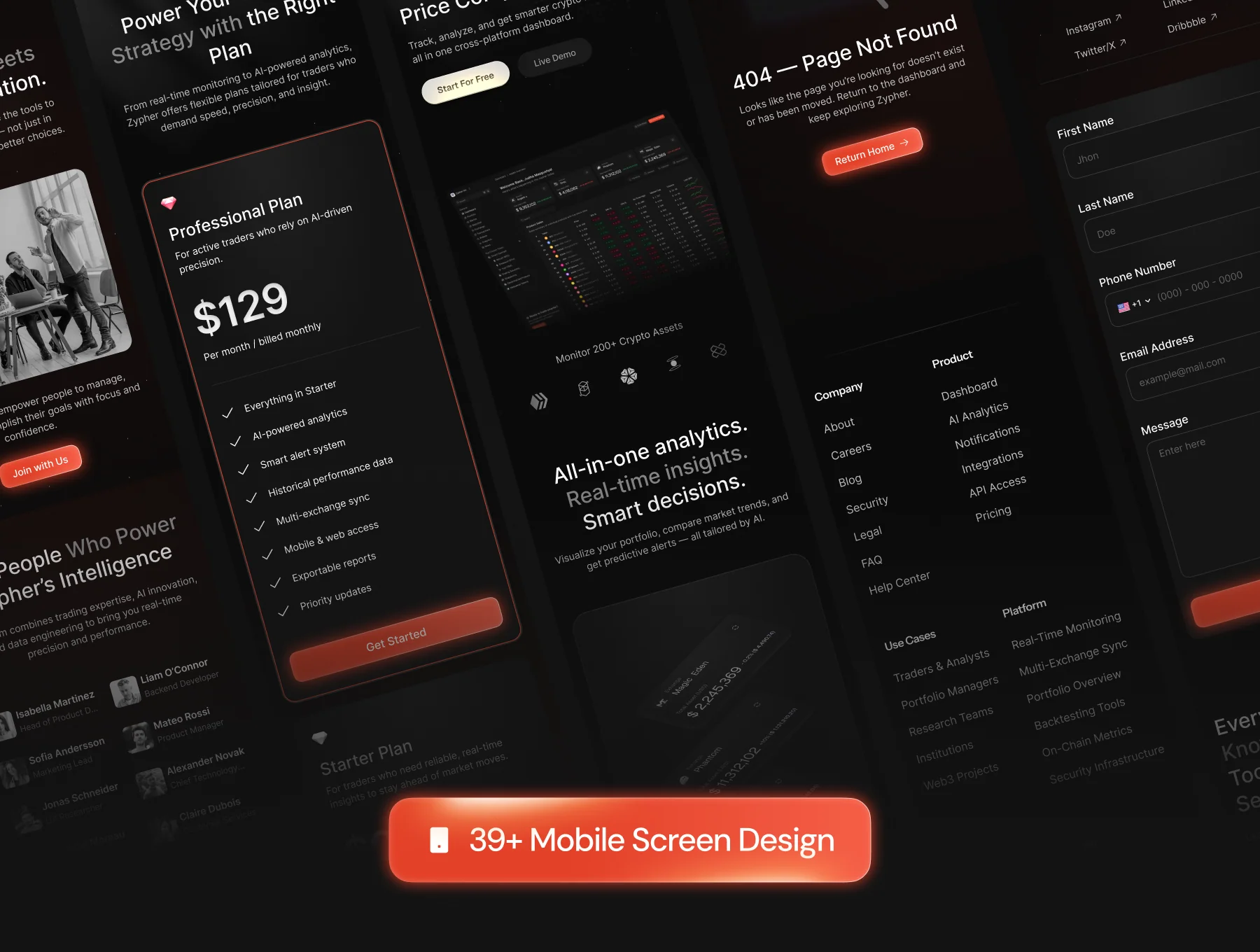 Zypher - SaaS Landing Page 3