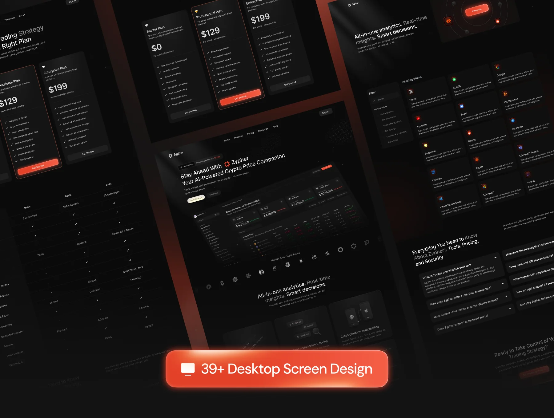 Zypher - SaaS Landing Page 4