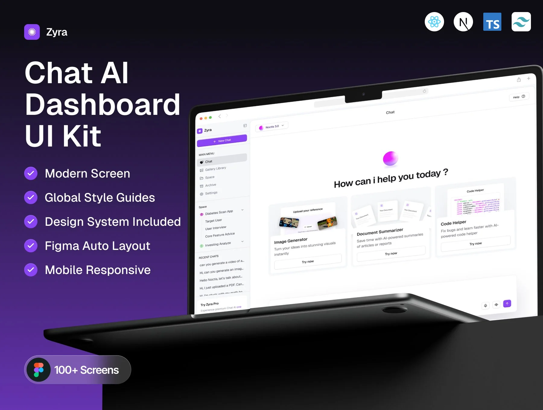 Zyra – Coded Chat AI Dashboard